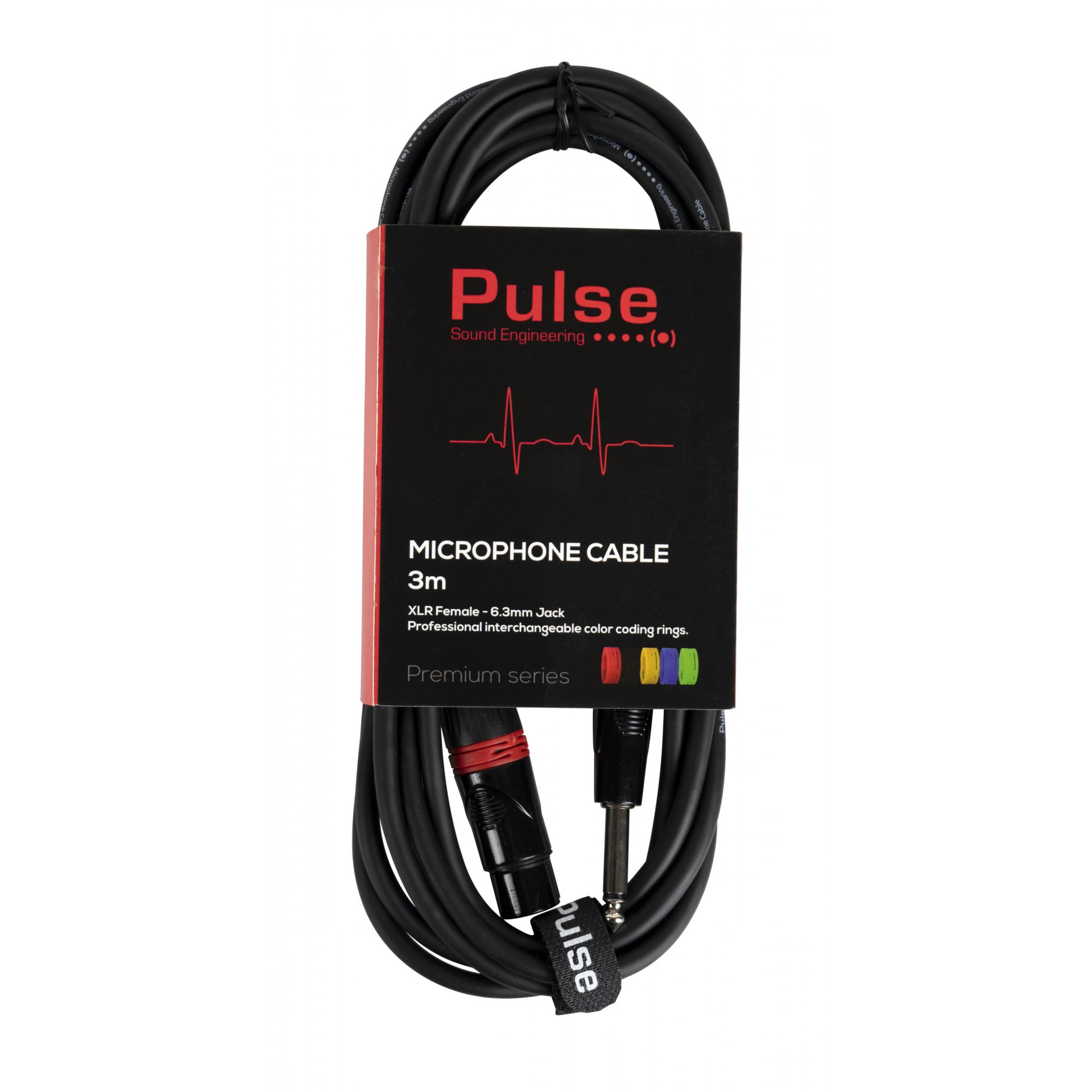 Pulse - Microphone Cable 3M 1/4"/XLR - Musik Utan Gränser 