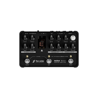 Two Notes - ReVolt Rördriven 3 kanals baspreamp med DynIR - Musik Utan Gränser 