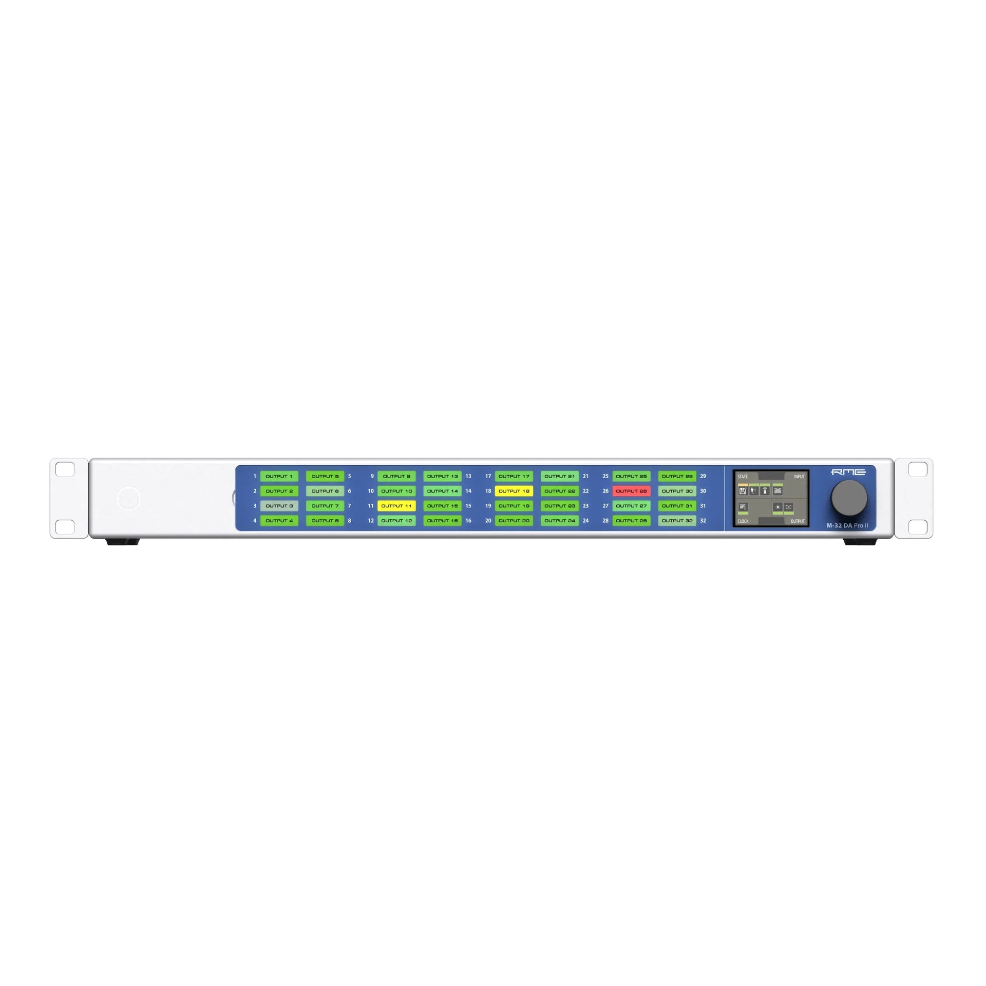 RME - M-32 DA Pro II-D 32-kanalers 192 kHz DA-konverterare med MADI och Dante - Musik Utan Gränser 