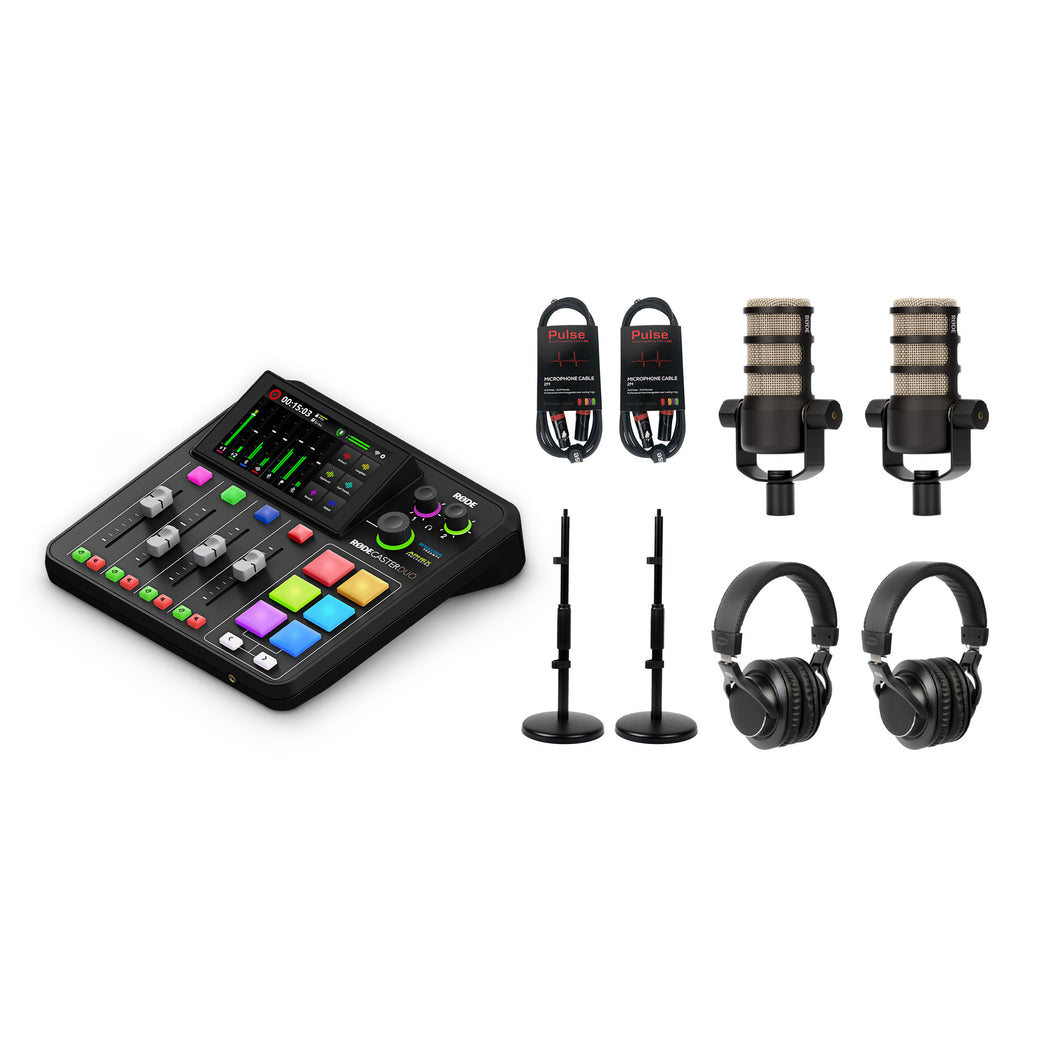 RødeCaster Duo Podcasting Bundle 2