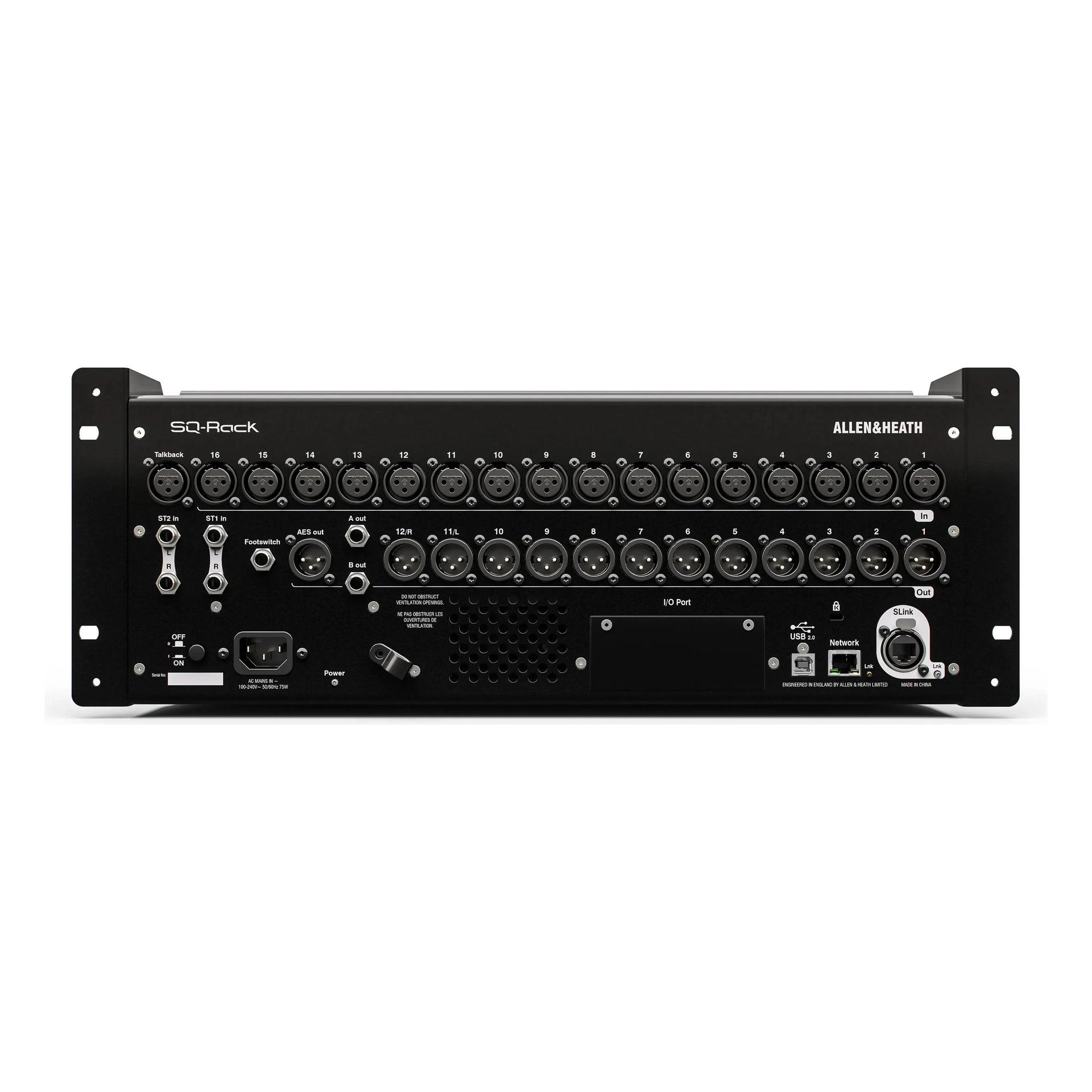 Allen & Heath - SQ Rack Mount Console - Musik Utan Gränser 