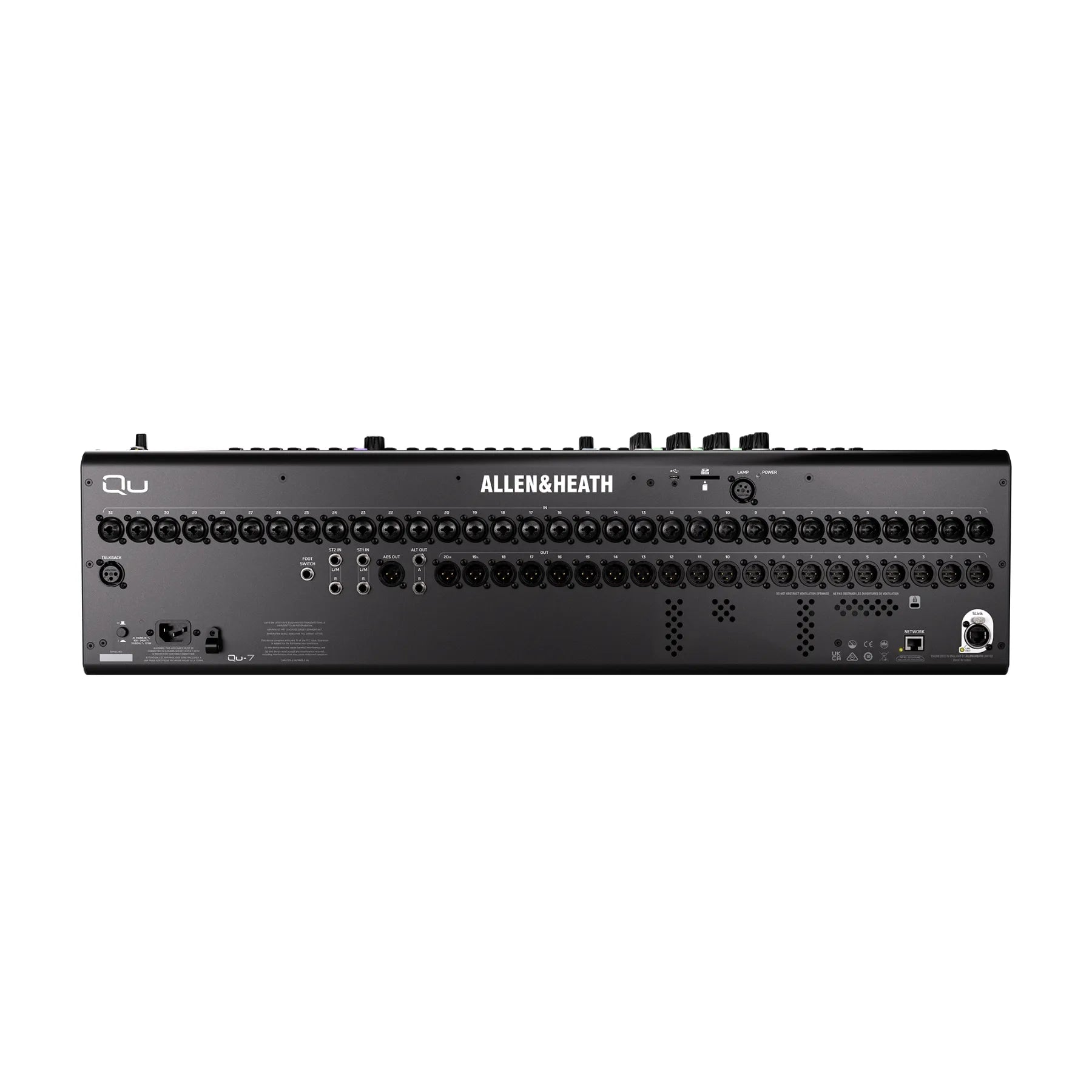 QU-7 Digital Mixer 32 Mic/Line 20+2 Out