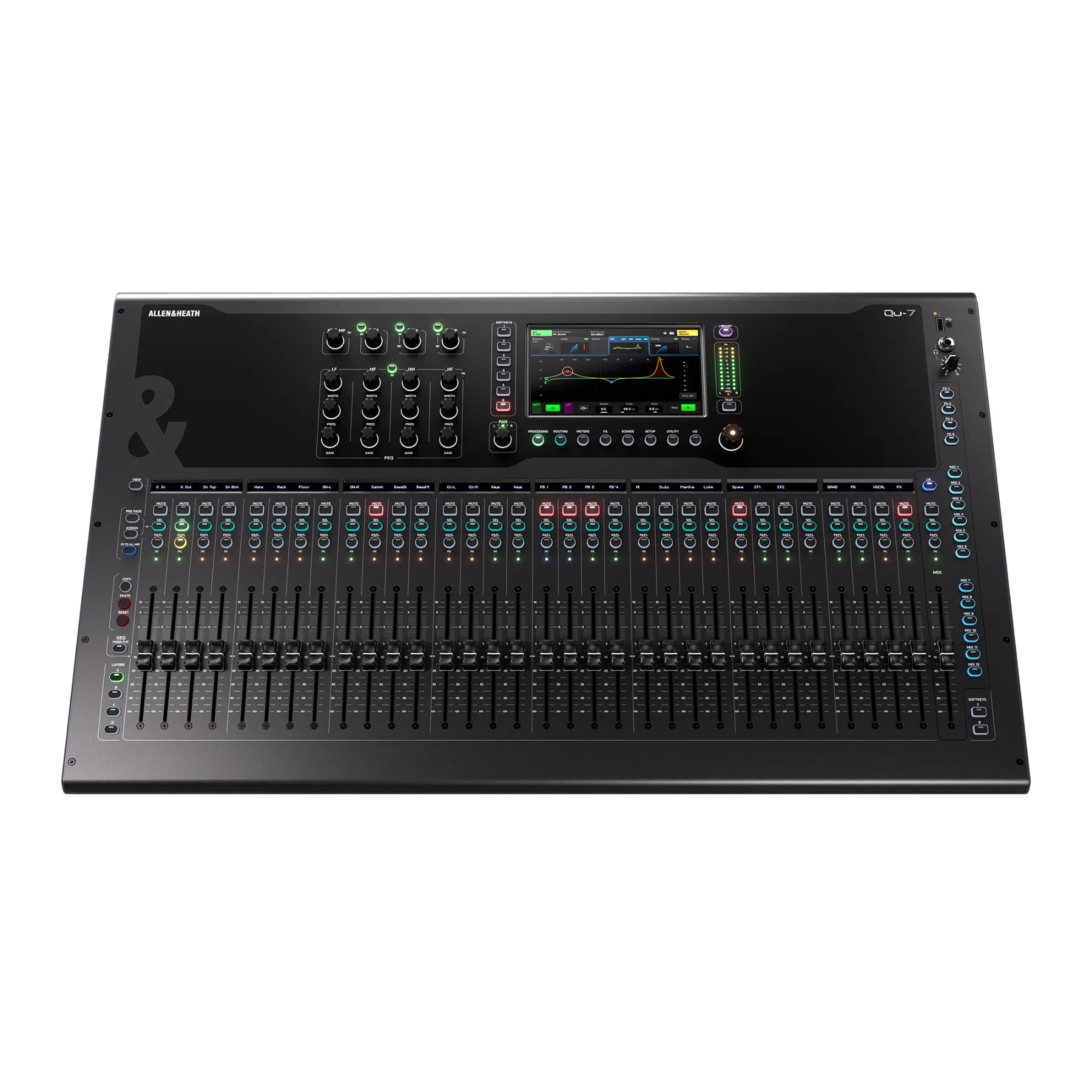 QU-7 Digital Mixer 32 Mic/Line 20+2 Out