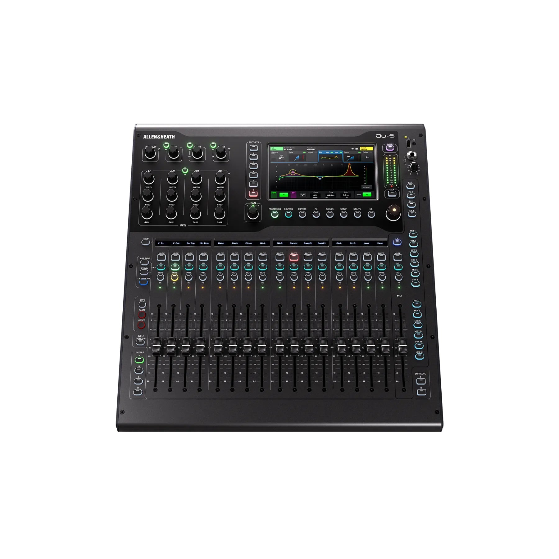 QU-5 Digital Mixer 16 Mic/Line 12+2 Out