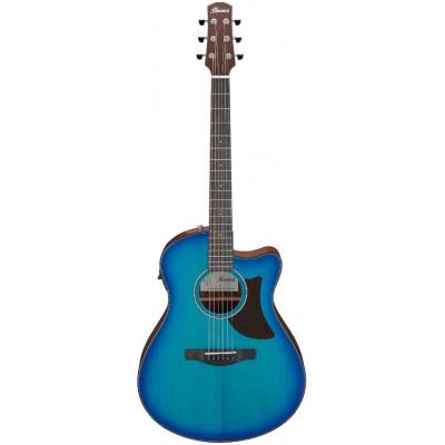 Ibanez - AAM50CE-SBO Sapphire Blue Burst Open Pore Western - Musik Utan Gränser 