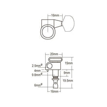 Load image into Gallery viewer, M6 Locking Chrome 6L
