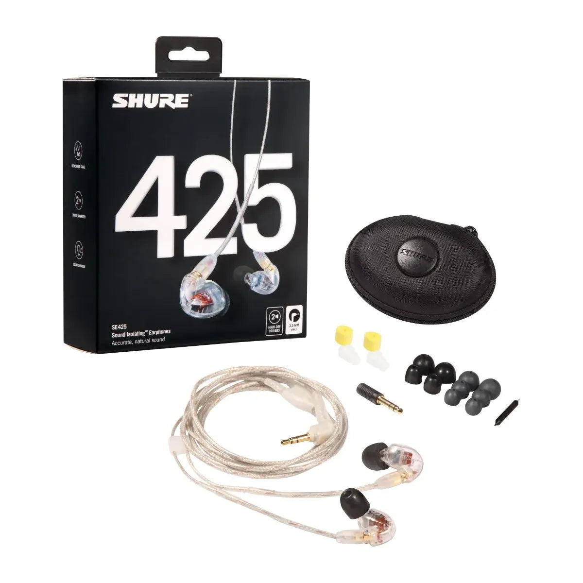 SE425 PRO Earphones EAC64 - CLEAR