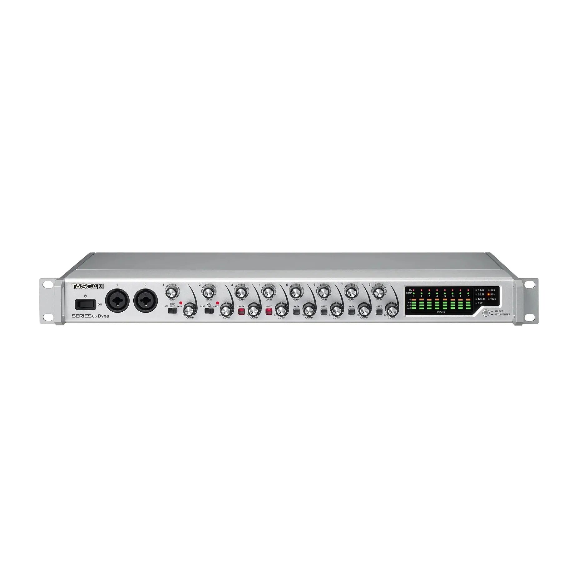 Tascam - SERIES 8p Dyna 8-Channel Mic Preamp - Musik Utan Gränser 