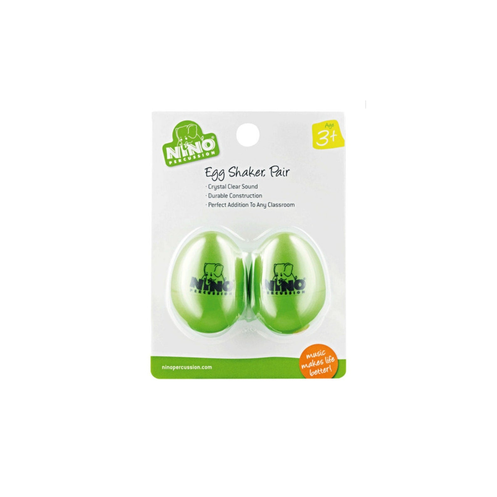 NINO540GG-2 Ägg-Shaker Grass Green