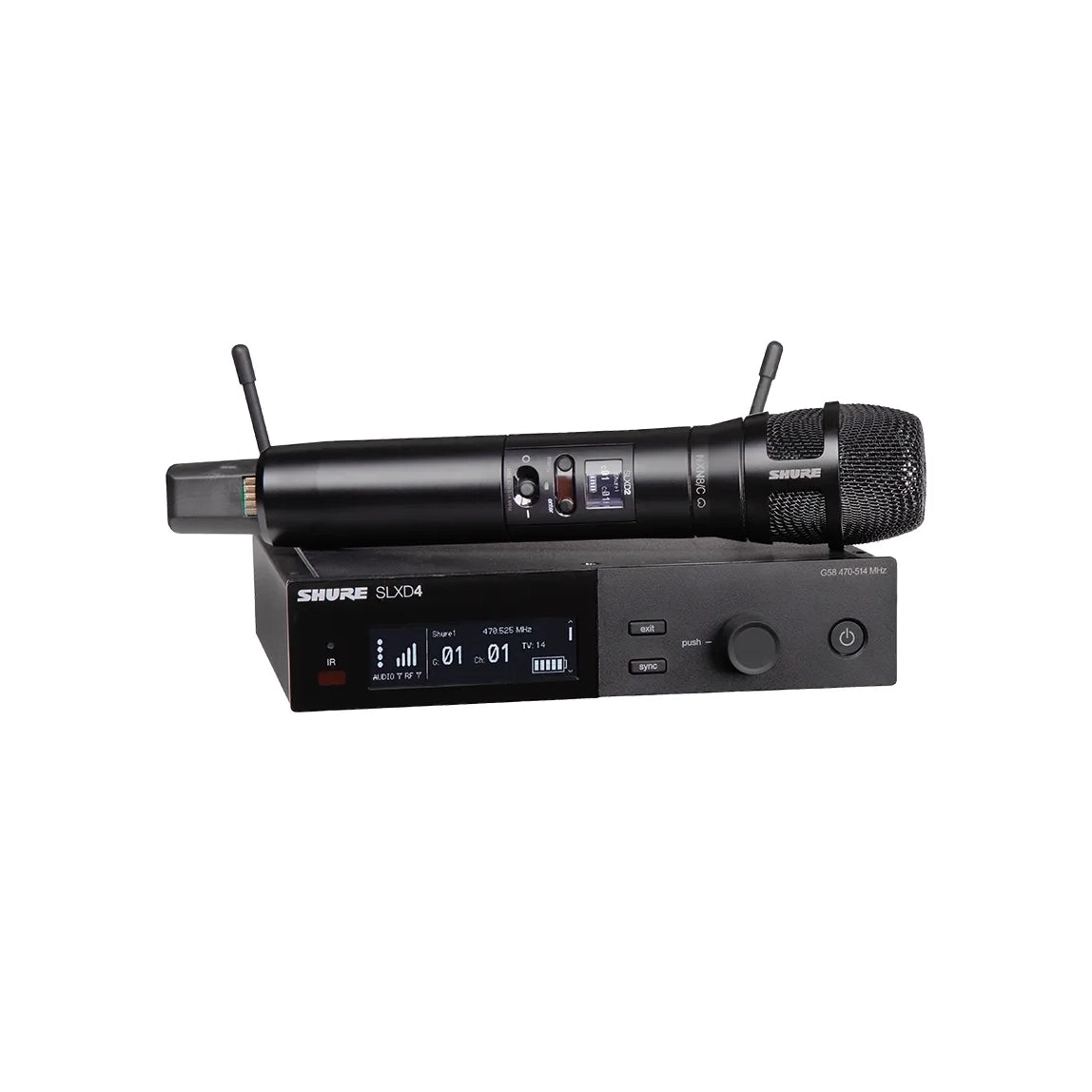 Shure - Single HH SYS W/N8CB MIC 518-562MHZ - Musik Utan Gränser 