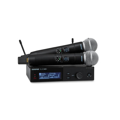SLXD24D+ dubbel handmikrofon system SM58 G65