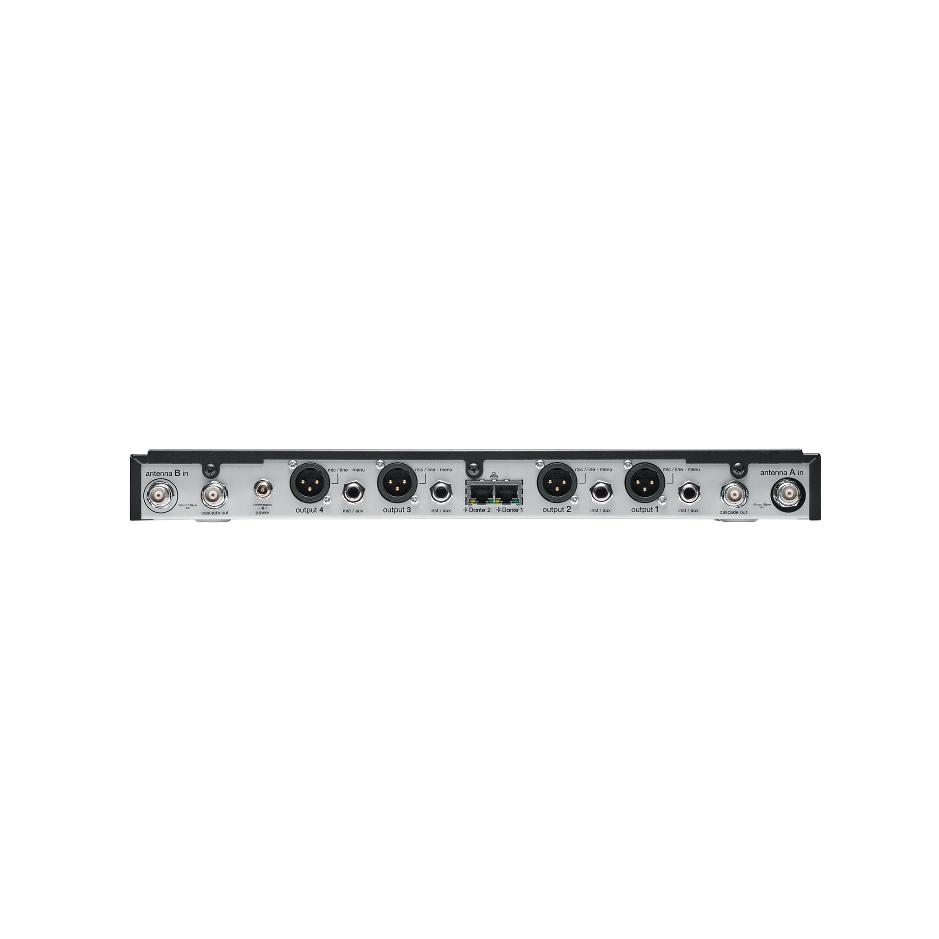 Shure - SLXD Quad Receiver Dante 470–606MHz - Musik Utan Gränser 