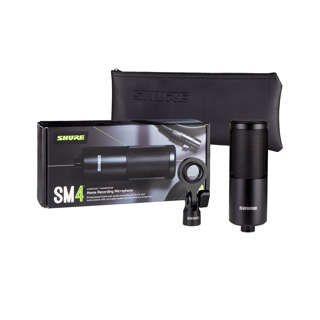 SM4 Mic kit svart med fast hållare