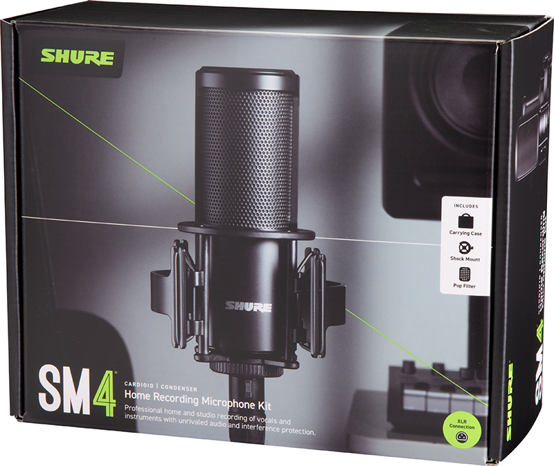 SM4 MIC, Kit med shockmount/popkiller/väska
