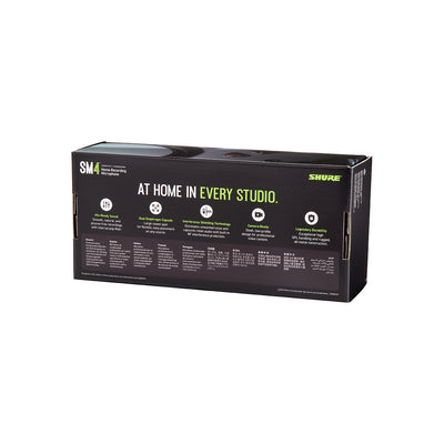 Shure SM4 Mic kit svart med fast hållare – bild 3