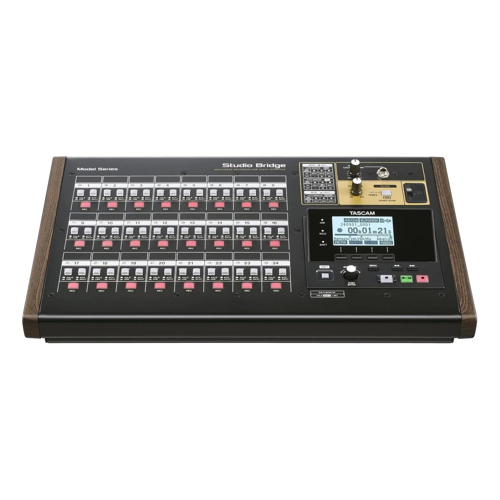 Tascam - Studio Bridge 24 Channel Audio Recorder MIDI Interface DSUB - Musik Utan Gränser 