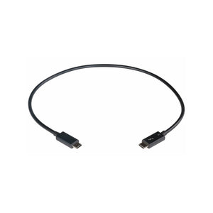 Thunderbolt 3-kabel 0,7 m Svart