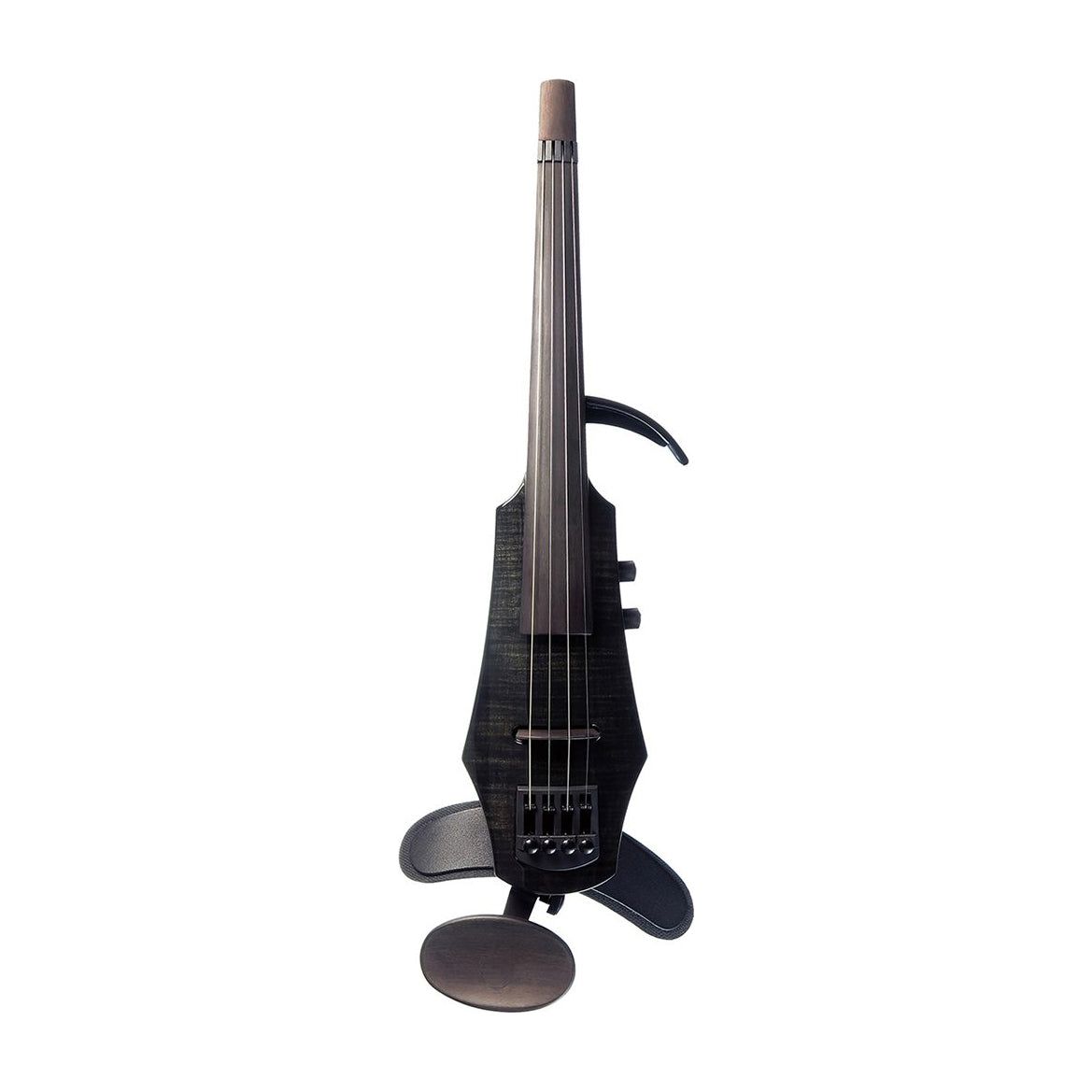 NS Design - WAV4-VN-BK 4-str. Electric violin Transparent Black - Musik Utan Gränser 