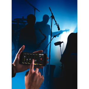 Ui16 Digital fjärrstyrd mixer, 8 mic/line, 2/4 bus, USB playback/record