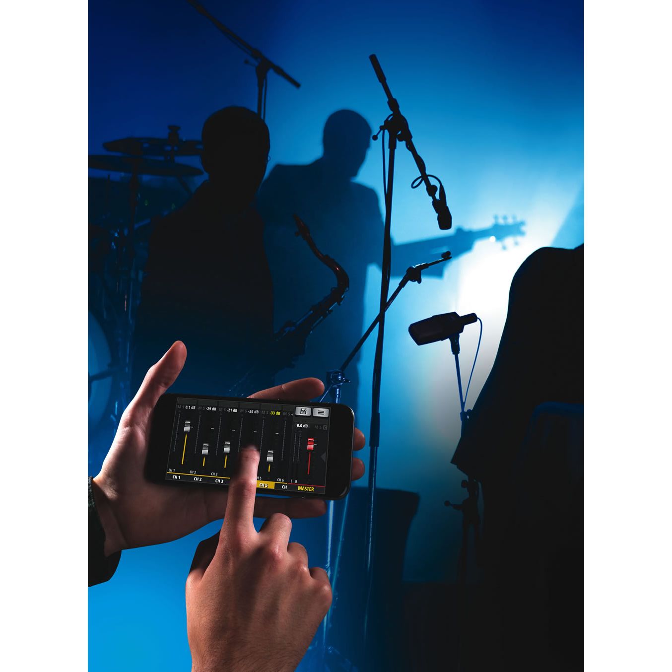 Soundcraft - Ui12 Digital fjärrstyrd mixer, 4 mic/line, 2/2 bus, USB playback - Musik Utan Gränser 