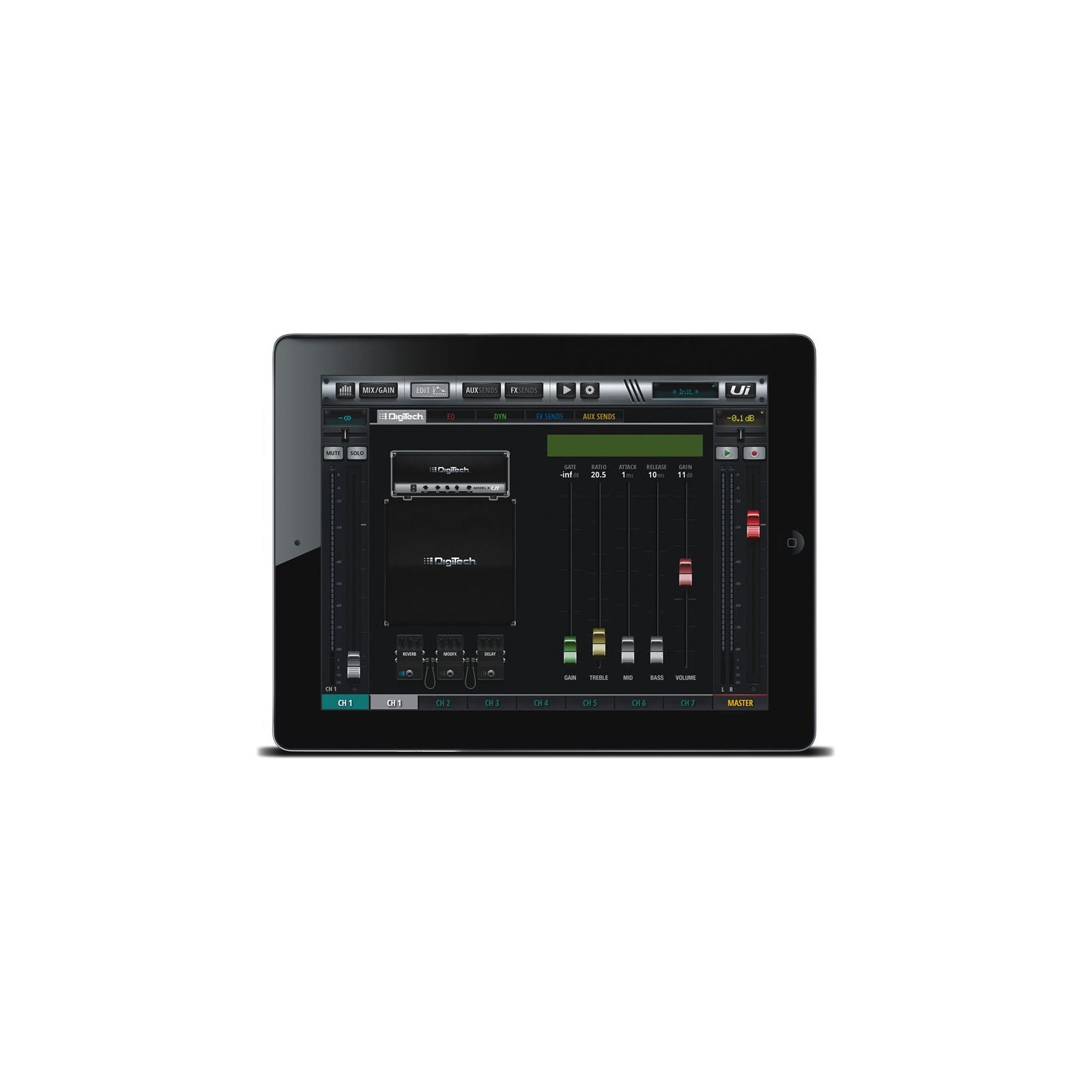 Soundcraft - Ui12 Digital fjärrstyrd mixer, 4 mic/line, 2/2 bus, USB playback - Musik Utan Gränser 