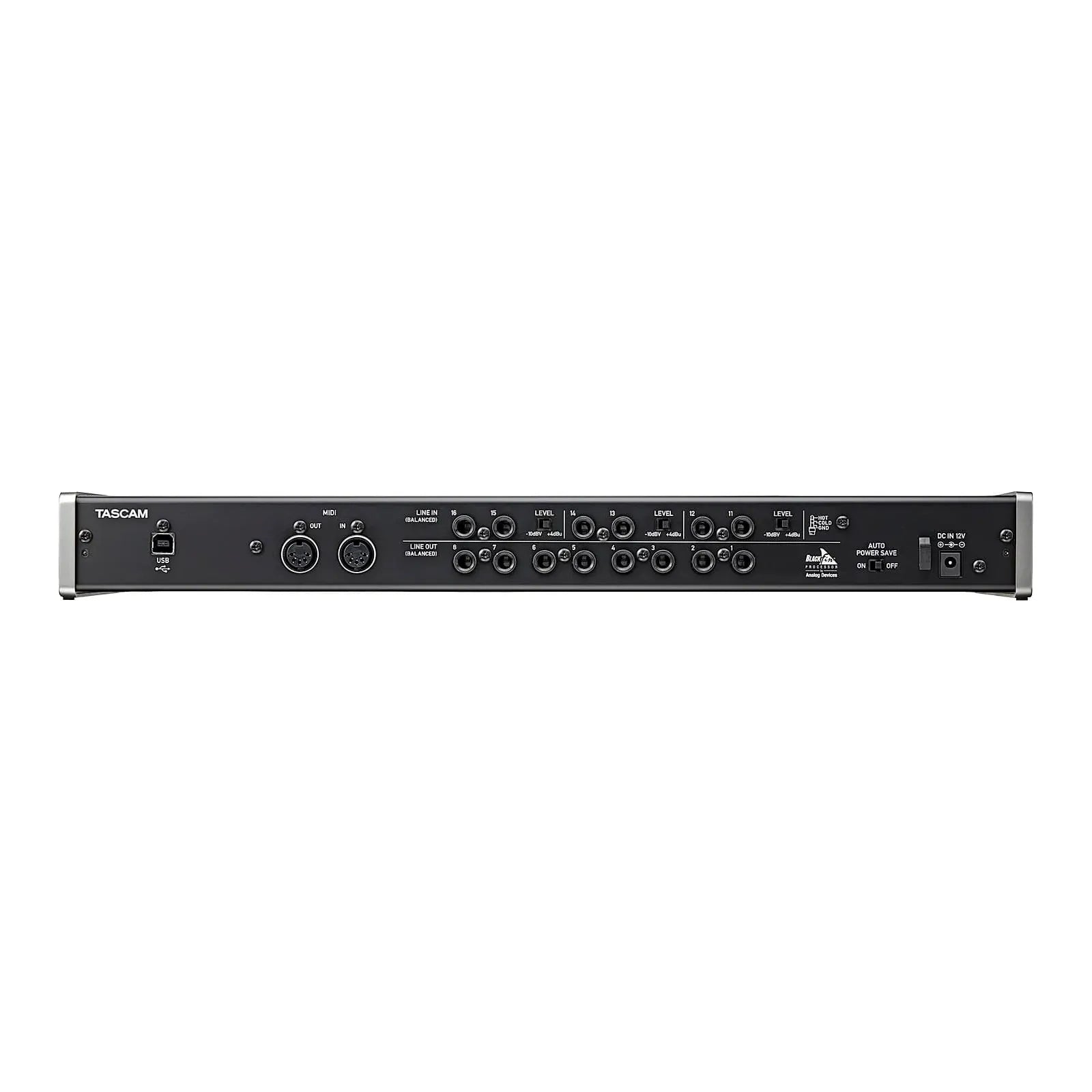Tascam - US-16X08 USB Audio-MIDI Interface 16 in 8 out - Musik Utan Gränser 