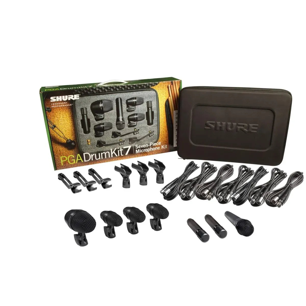 7PC Trum-mikrofonpaket PGA52, 57, 56, 81