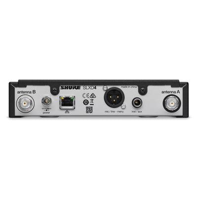 SLXD14E med WL185 myggmikrofon kardioid 823-865MHz