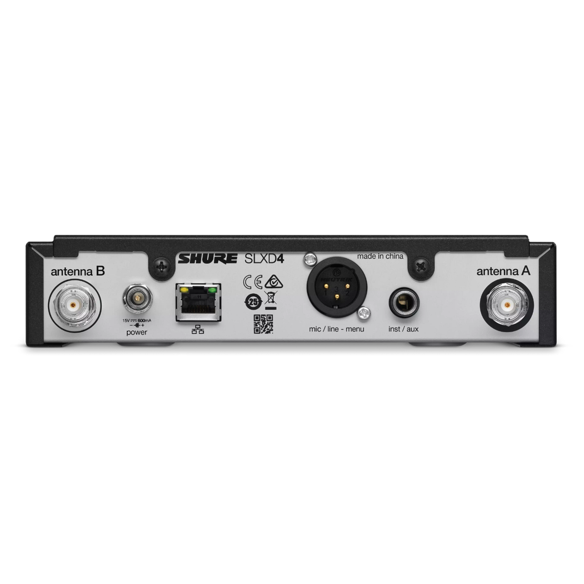 SLXD14E med Duraplex headmic svart/omni 823-865MHz