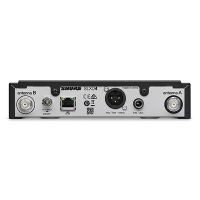 SLXD14E med Duraplex headmic svart/omni 823-865MHz