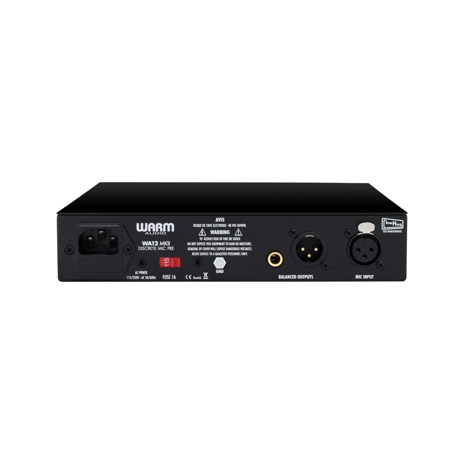 Warm Audio - WA12 MKII Black - Musik Utan Gränser 