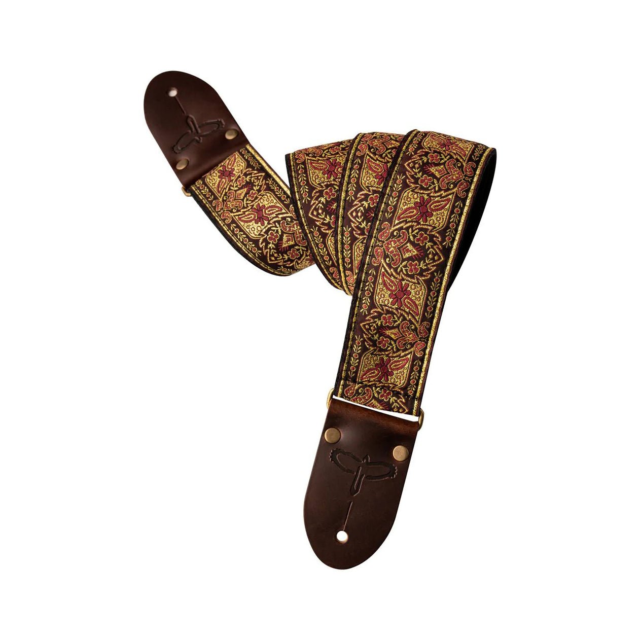 PRS - 2" Retro DLX Strap Burgundy - Musik Utan Gränser 