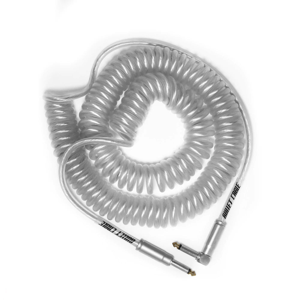 30' Coil Cable Clear str/ang - Musik Utan Gränser