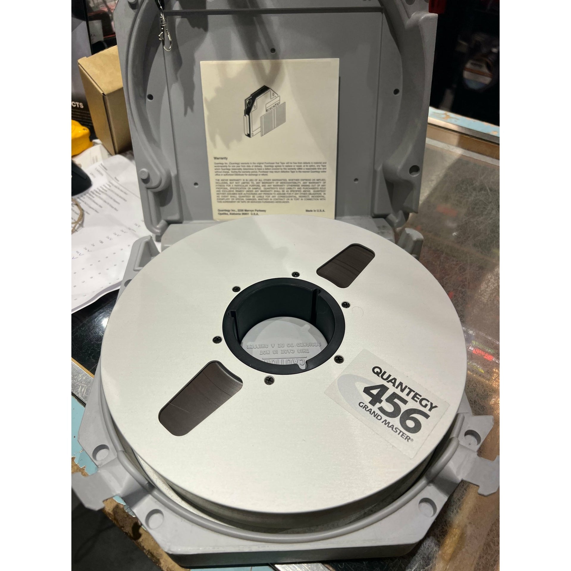 Quantegy - 456 Grand Master 2" tape - Musik Utan Gränser 