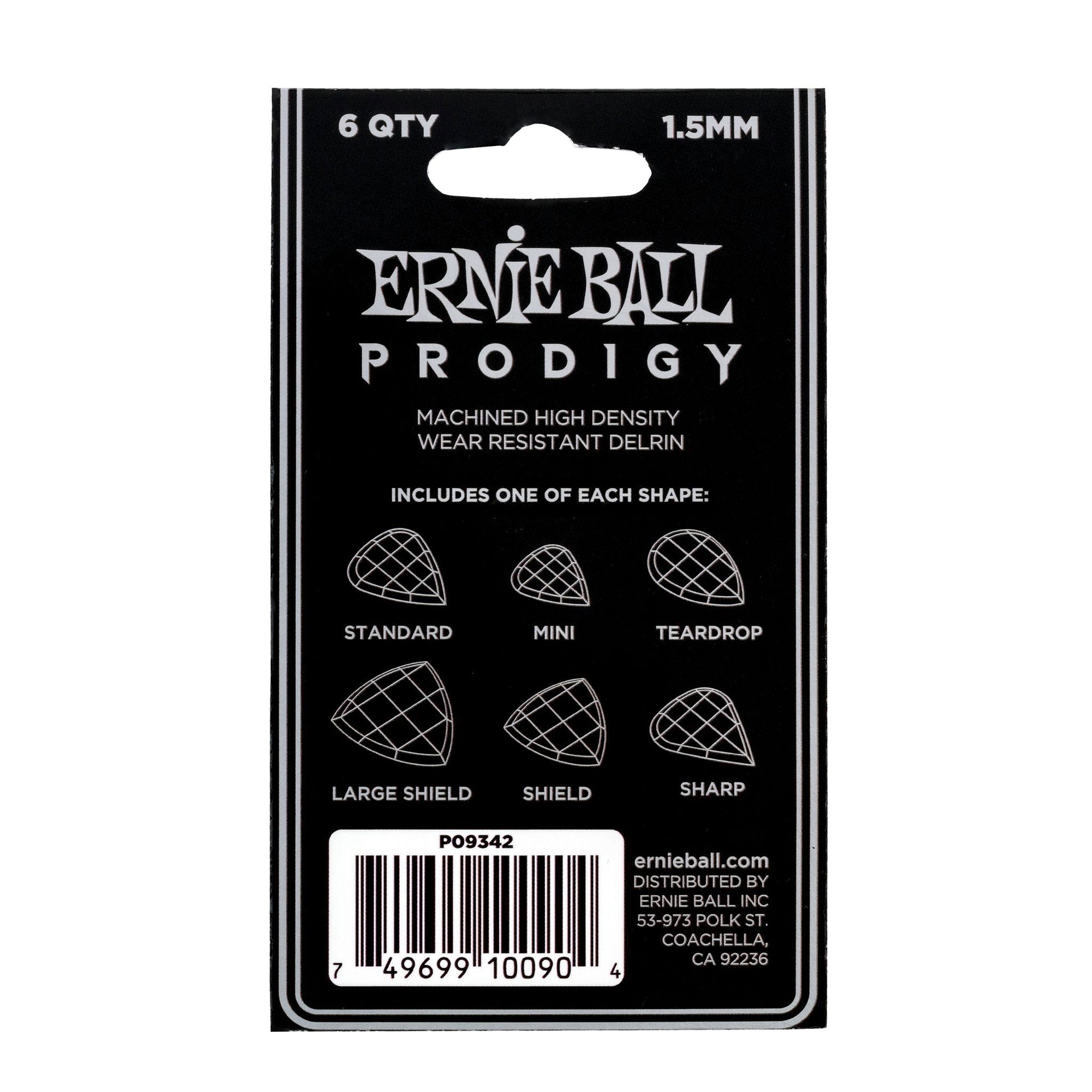 Ernie Ball - EB-9342 Prodigy 1,5mm Multi Pack - Musik Utan Gränser 