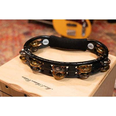 Meinl - TMT1M-BK ABS Tamburin Steel/Brass jingles Black - Musik Utan Gränser 