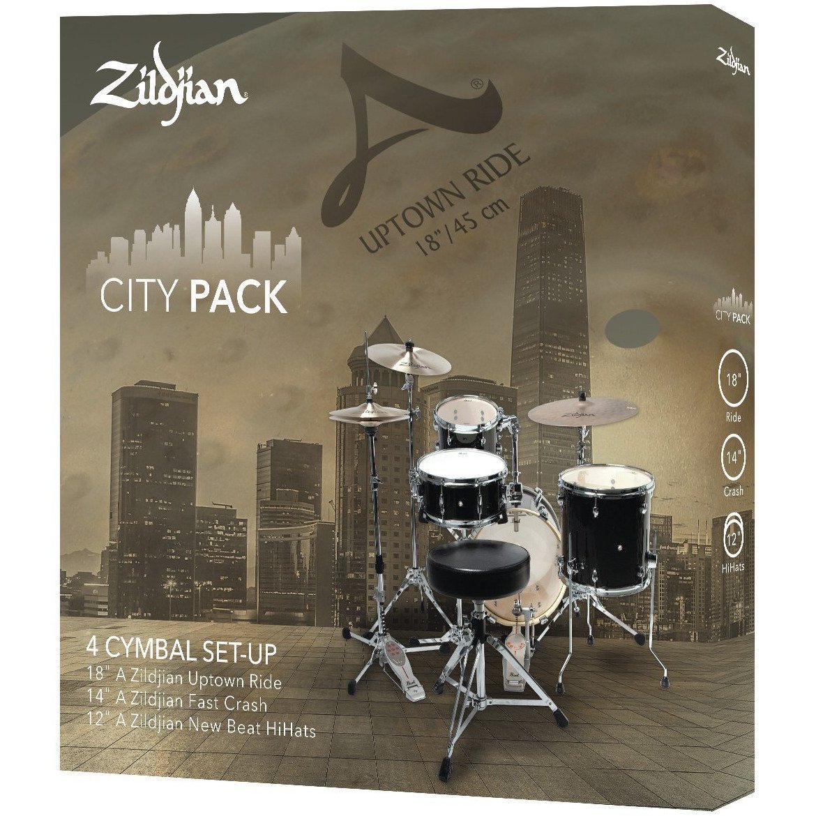 Zildjian - A CityP248 City Pack - Musik Utan Gränser 