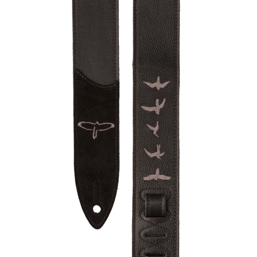 PRS - Premium Leather 2" Strap Embroidered Birds - Musik Utan Gränser 