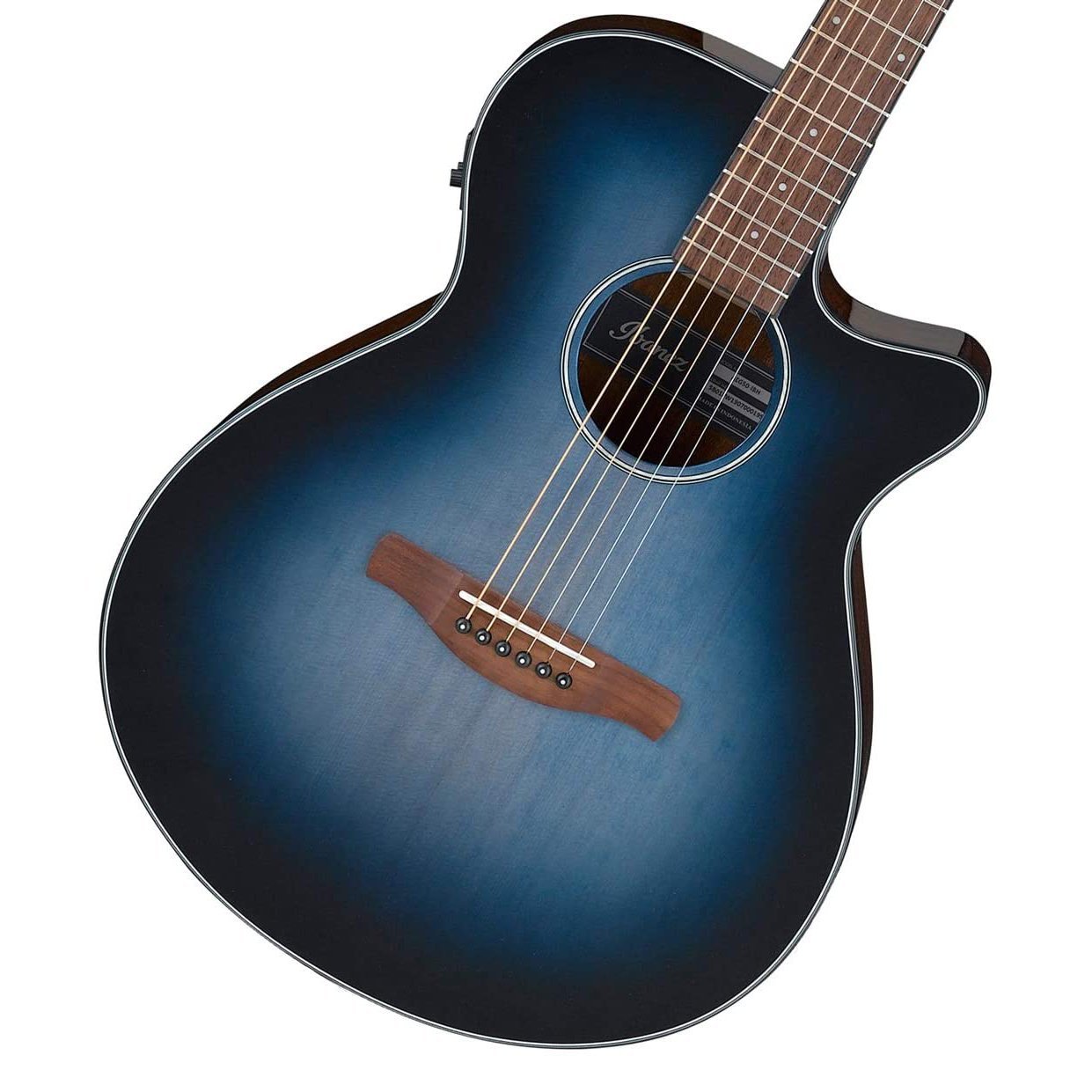 Ibanez - AEG50-IBH Indigo Blue Burst High Gloss - Musik Utan Gränser 