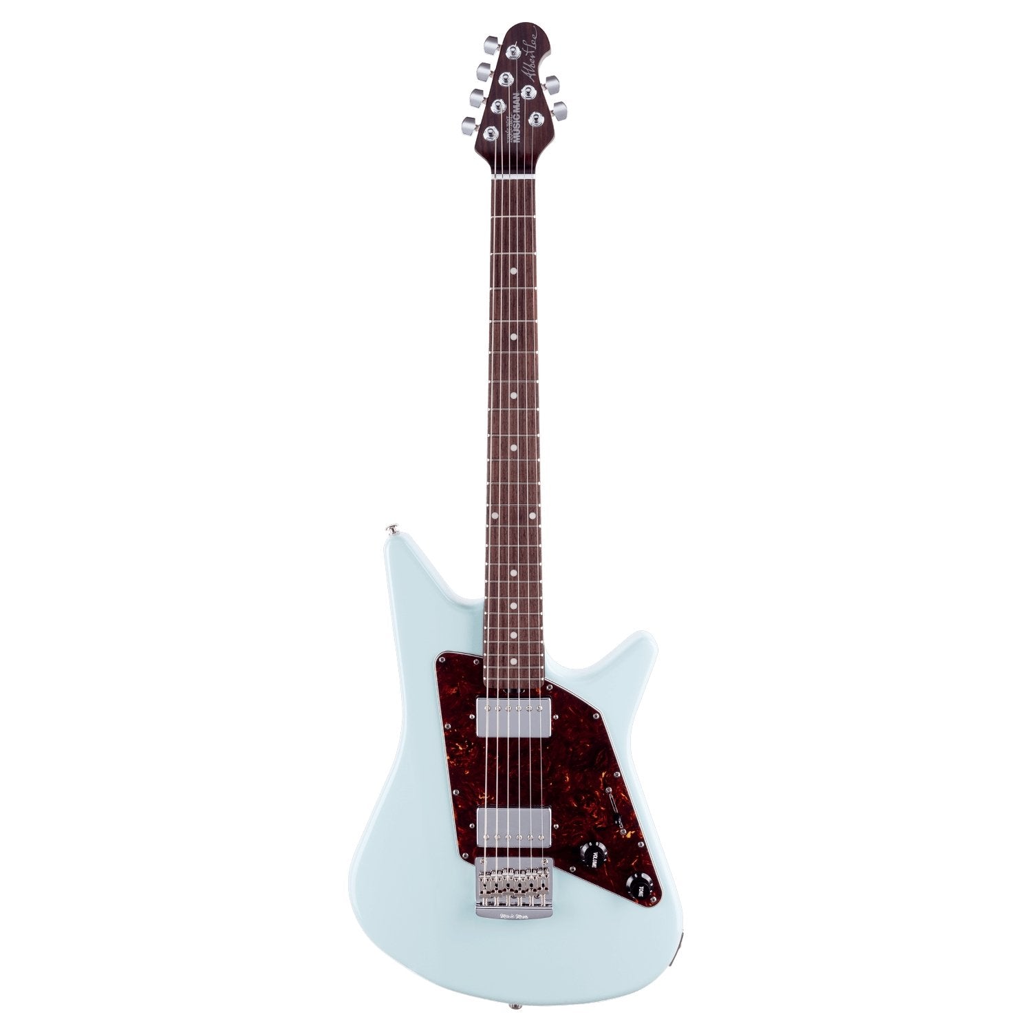 Ernie Ball Music Man - Albert Lee HH RSW Powder Blue - Musik Utan Gränser 