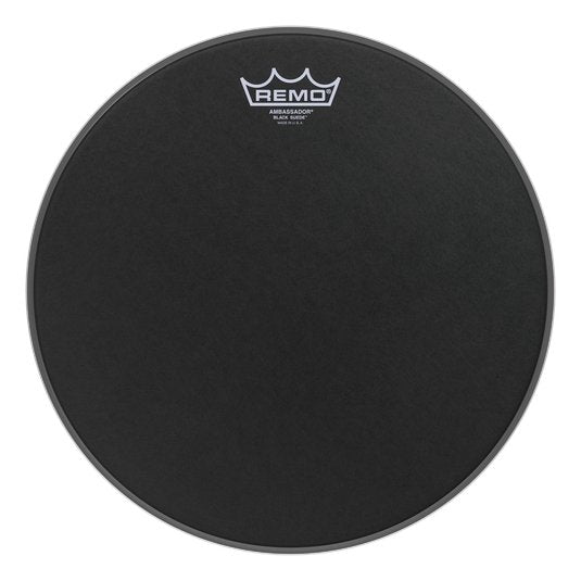 Remo - Ambassador Black Suede 13" - Musik Utan Gränser 