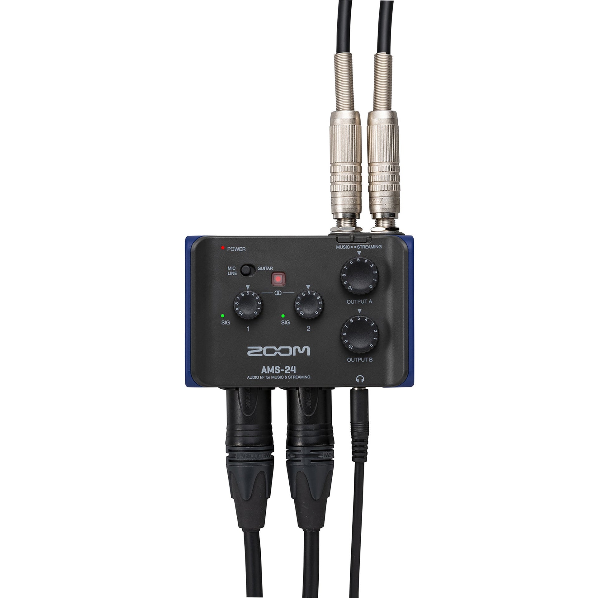 Zoom - AMS-24 Audio Interface for Music and Streaming - Musik Utan Gränser 