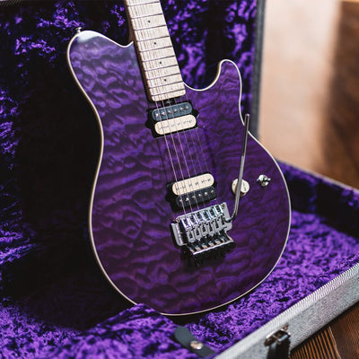 Ernie Ball Music Man - Axis BFR Trans Purple Nitro - Musik Utan Gränser 