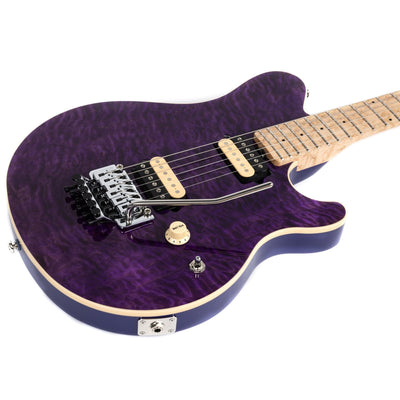 Ernie Ball Music Man - Axis BFR Trans Purple Nitro - Musik Utan Gränser 