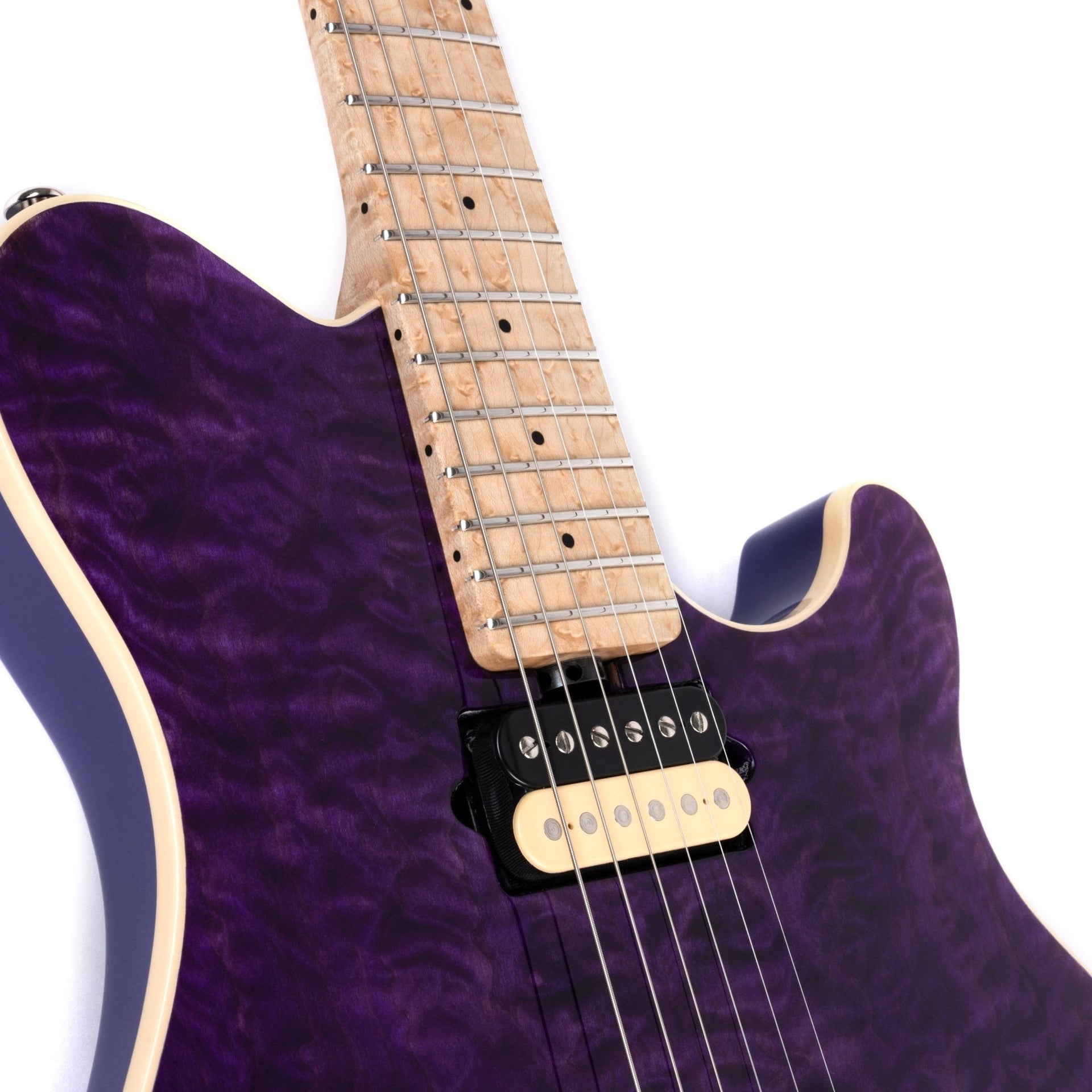 Ernie Ball Music Man - Axis BFR Trans Purple Nitro - Musik Utan Gränser 