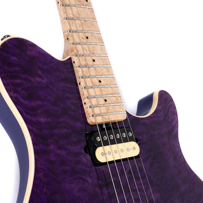 Ernie Ball Music Man - Axis BFR Trans Purple Nitro - Musik Utan Gränser 
