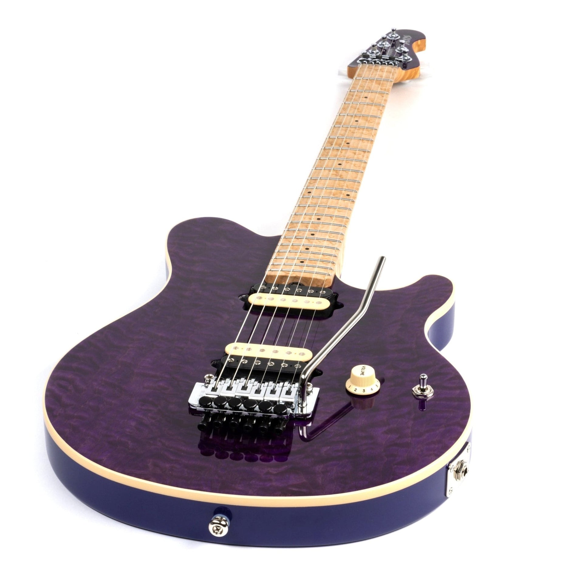 Ernie Ball Music Man - Axis BFR Trans Purple Nitro - Musik Utan Gränser 