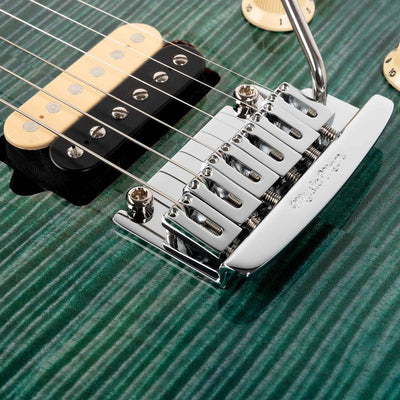 Ernie Ball Music Man - Axis Super Sport Yucatan Blue Flame - Musik Utan Gränser 
