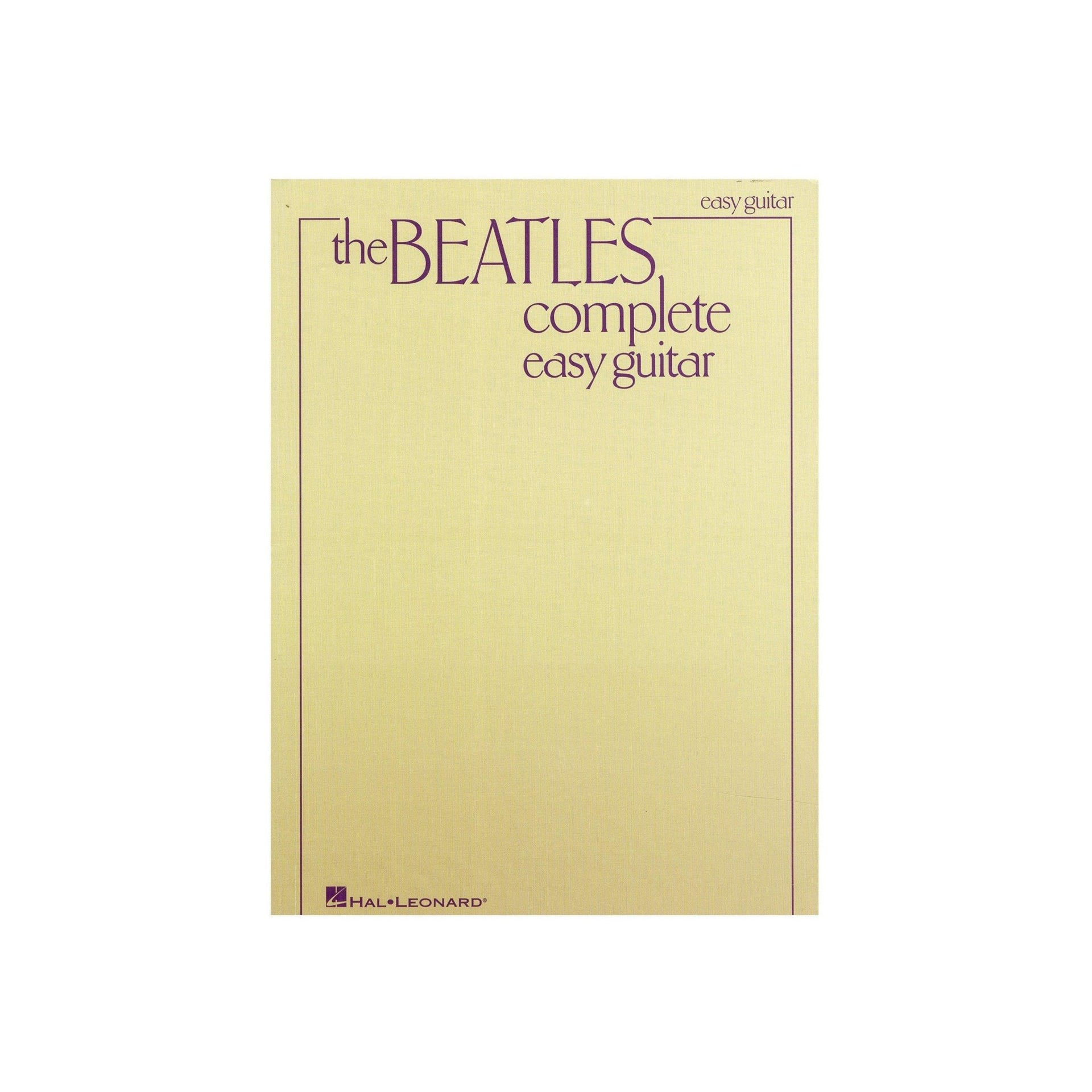 Notfabriken - Beatles Complete Easy Guitar - Musik Utan Gränser 