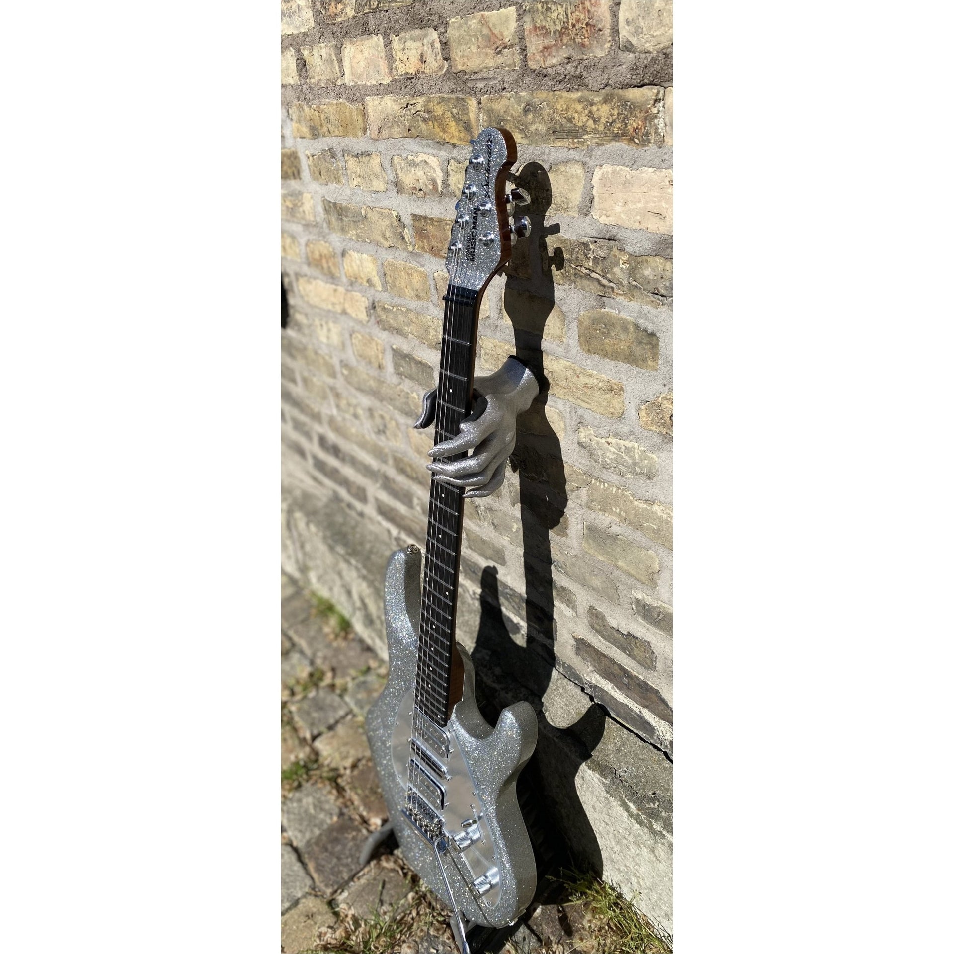 Ernie Ball Music Man - BFR Silhouette HSH Silver Flake Sparkle - Musik Utan Gränser 
